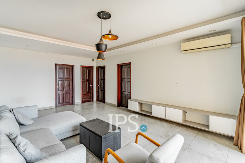 3 Bedroom Condo For Rent- Rose Condo, Tonle Bassac, Phnom Penh