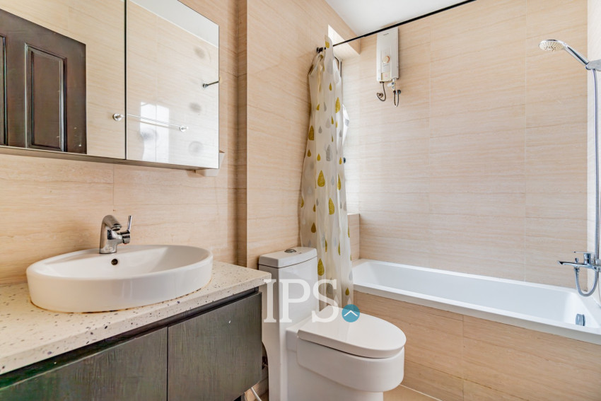 3 Bedroom Condo For Rent- Rose Condo, Tonle Bassac, Phnom Penh