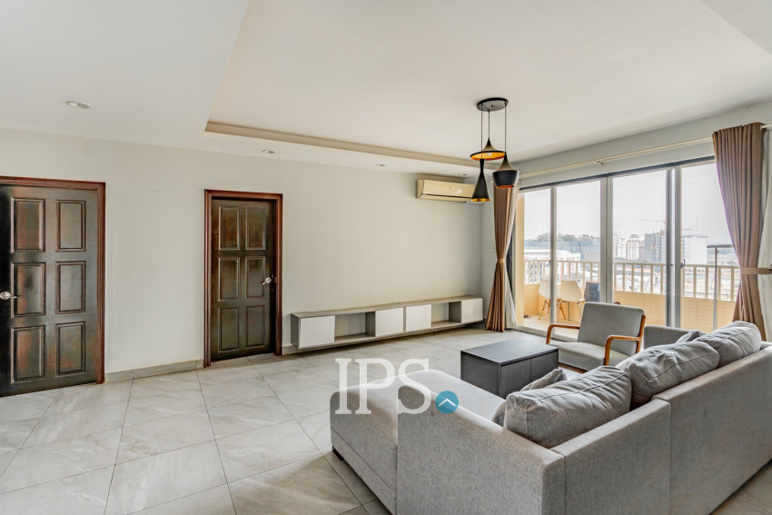 3 Bedroom Condo For Rent- Rose Condo, Tonle Bassac, Phnom Penh