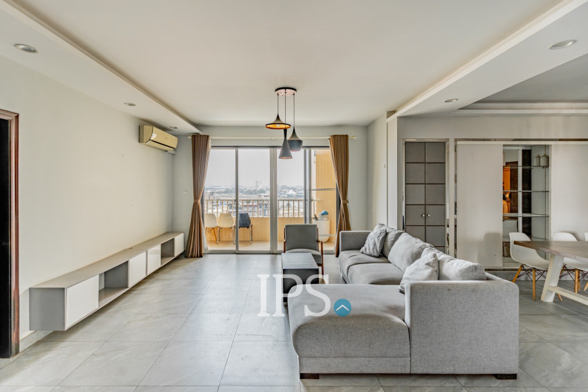 3 Bedroom Condo For Rent- Rose Condo, Tonle Bassac, Phnom Penh