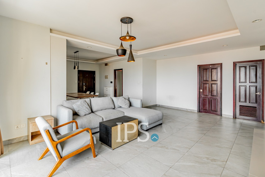 3 Bedroom Condo For Rent- Rose Condo, Tonle Bassac, Phnom Penh