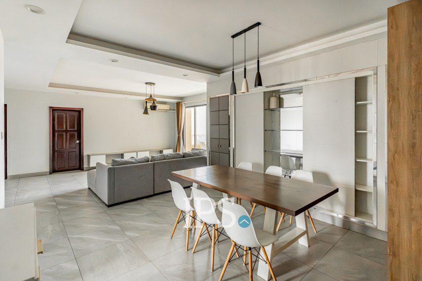 3 Bedroom Condo For Rent- Rose Condo, Tonle Bassac, Phnom Penh