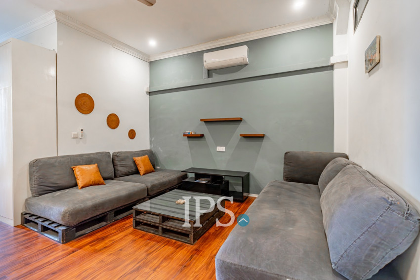 Renovated 2 Bedroom Apartment For Rent - Phsar Thmei 3, Phnom Penh