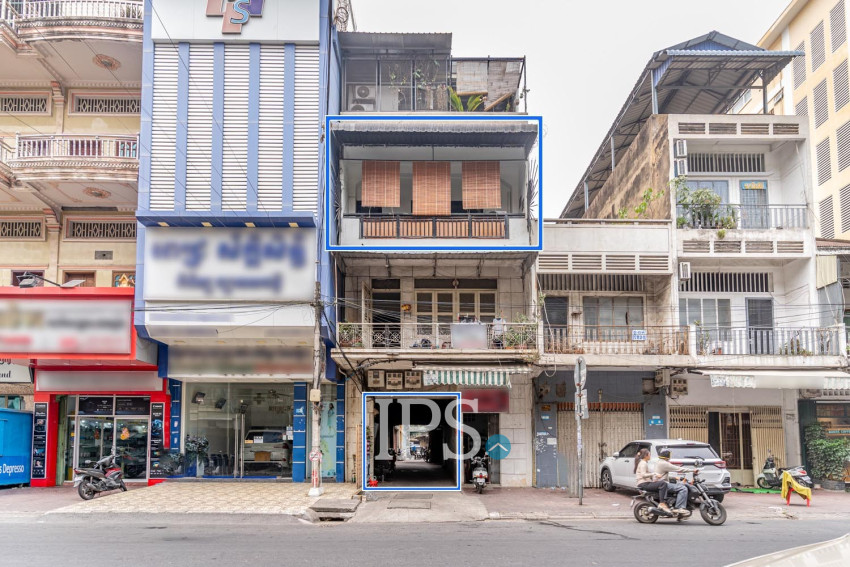 Renovated 2 Bedroom Apartment For Rent - Phsar Thmei 3, Phnom Penh