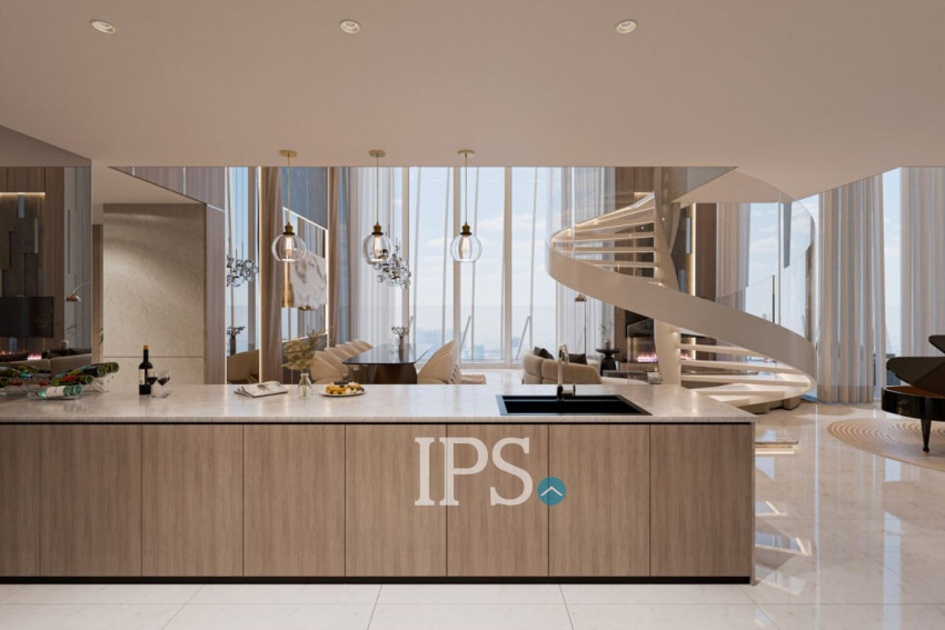 6 Bedroom Penthouse For Sale - GATO Tower, BKK1, Phnom Penh