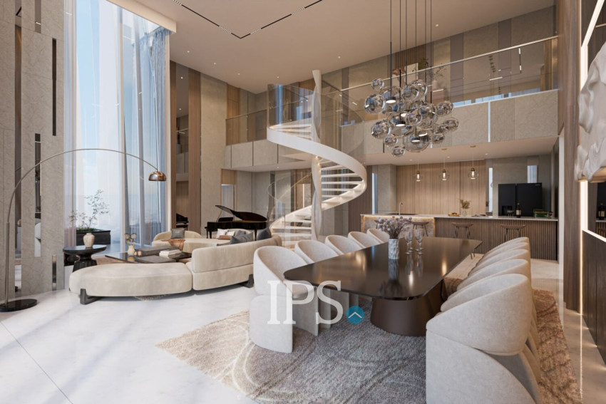 6 Bedroom Penthouse For Sale - GATO Tower, BKK1, Phnom Penh