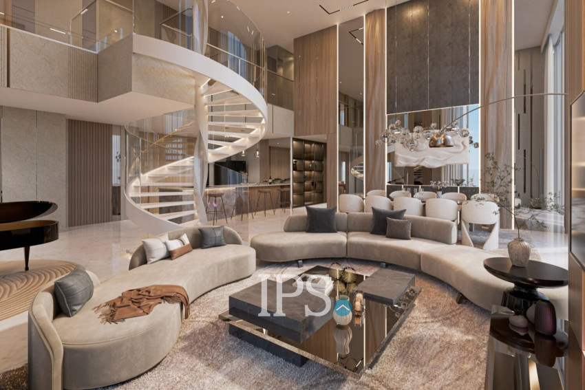 6 Bedroom Penthouse For Sale - GATO Tower, BKK1, Phnom Penh