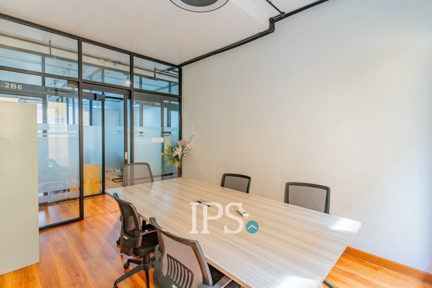 14 Sqm Serviced Office Space For Rent - BKK1, Phnom Penh