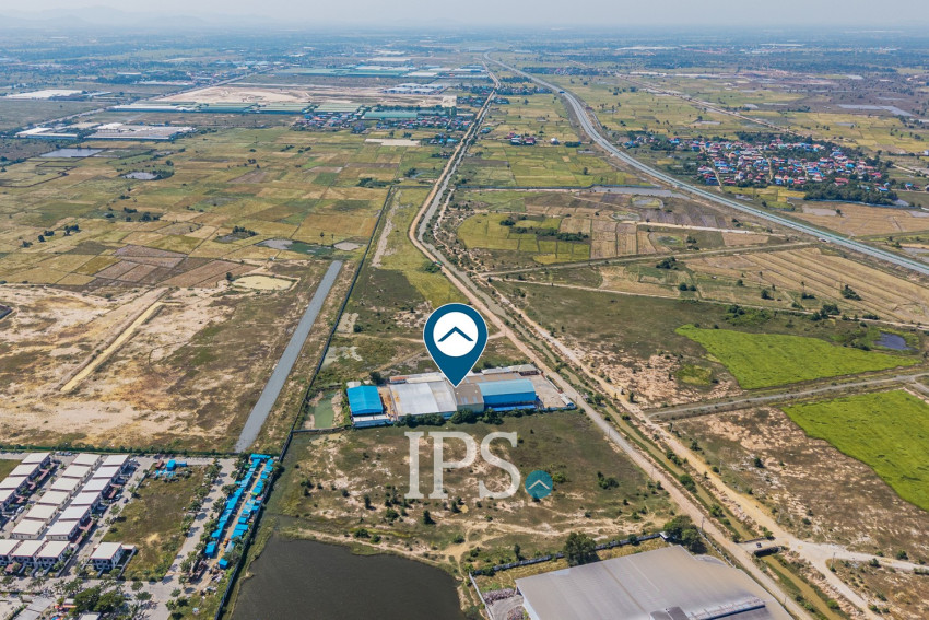 12,493 Sqm Land with Factory For Sale - Samraong Tong, Kampong Speu