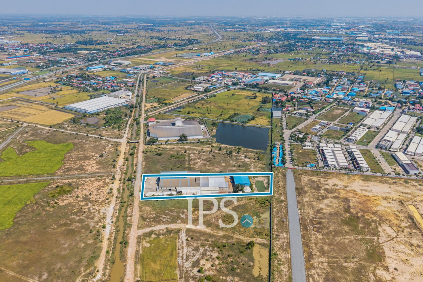 12,493 Sqm Land with Factory For Sale - Samraong Tong, Kampong Speu
