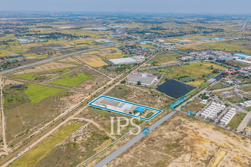 12,493 Sqm Land with Factory For Sale - Samraong Tong, Kampong Speu
