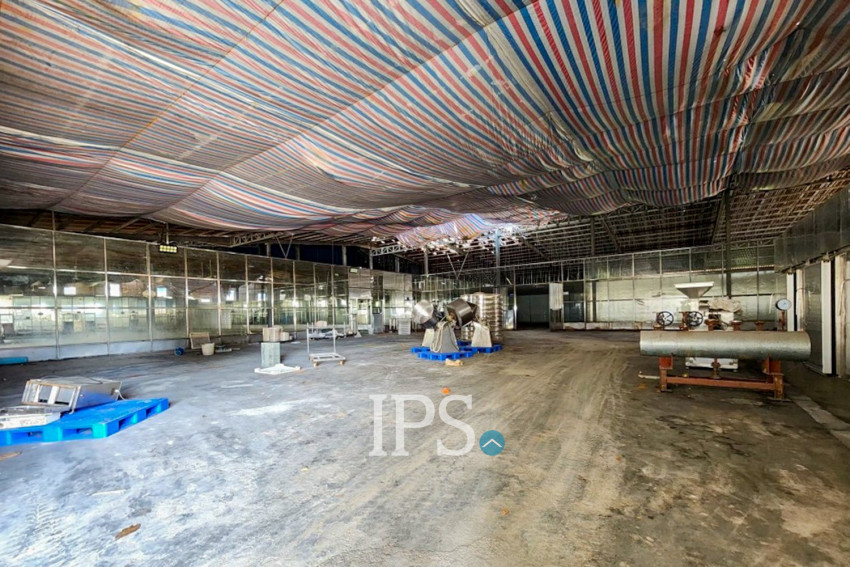 12,493 Sqm Land with Factory For Sale - Samraong Tong, Kampong Speu