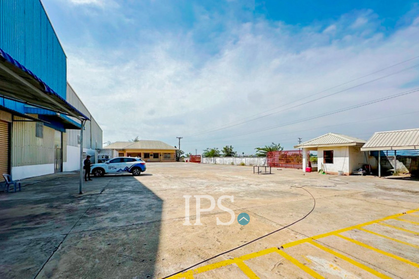 12,493 Sqm Land with Factory For Sale - Samraong Tong, Kampong Speu