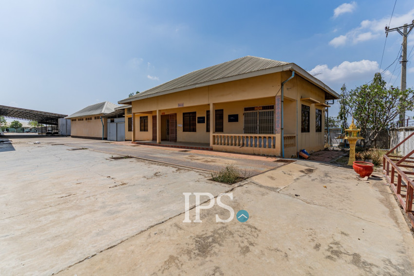 12,493 Sqm Land with Factory For Sale - Samraong Tong, Kampong Speu
