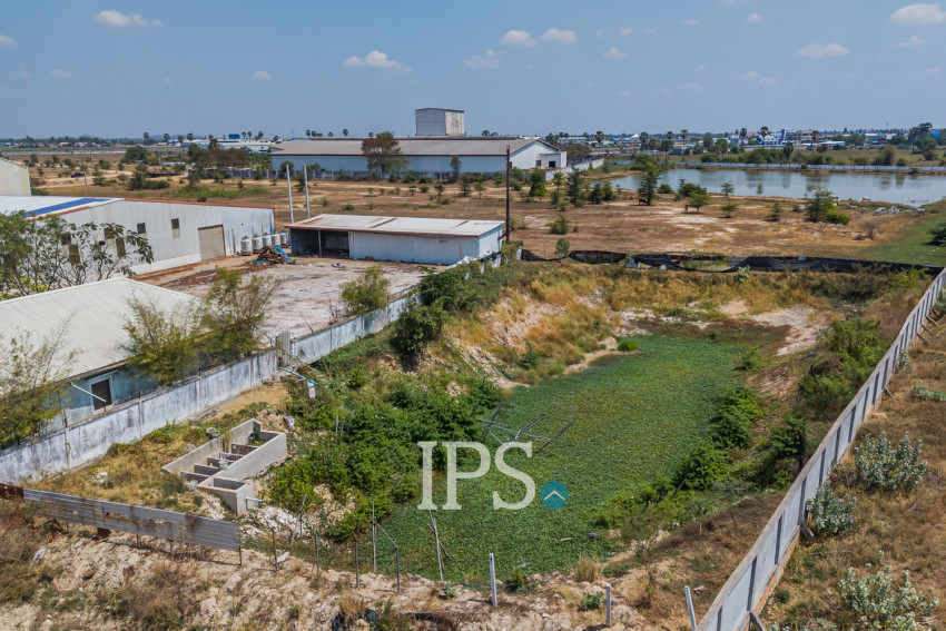 12,493 Sqm Land with Factory For Sale - Samraong Tong, Kampong Speu