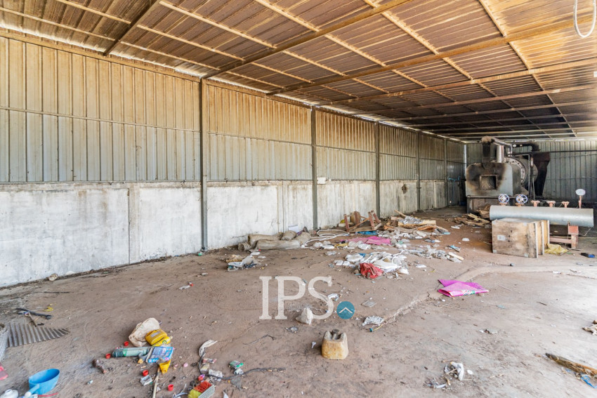 12,493 Sqm Land with Factory For Sale - Samraong Tong, Kampong Speu
