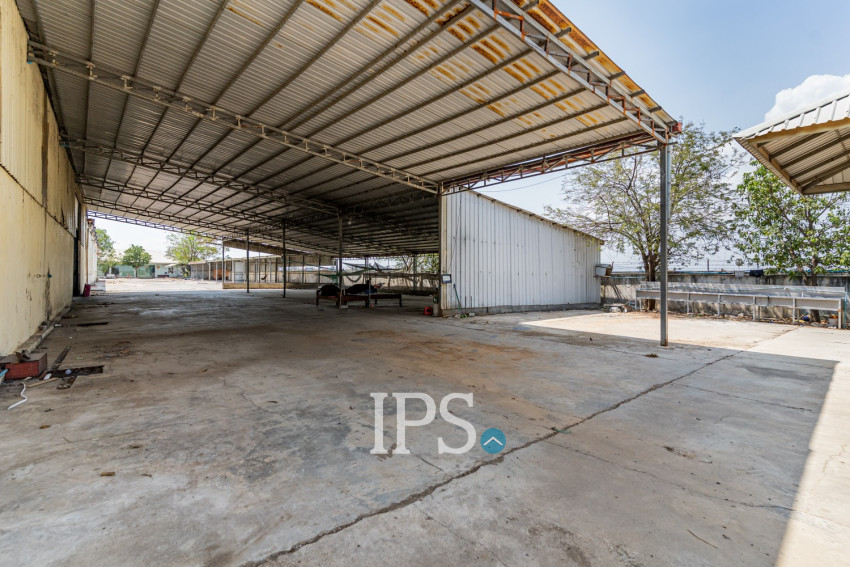 12,493 Sqm Land with Factory For Sale - Samraong Tong, Kampong Speu