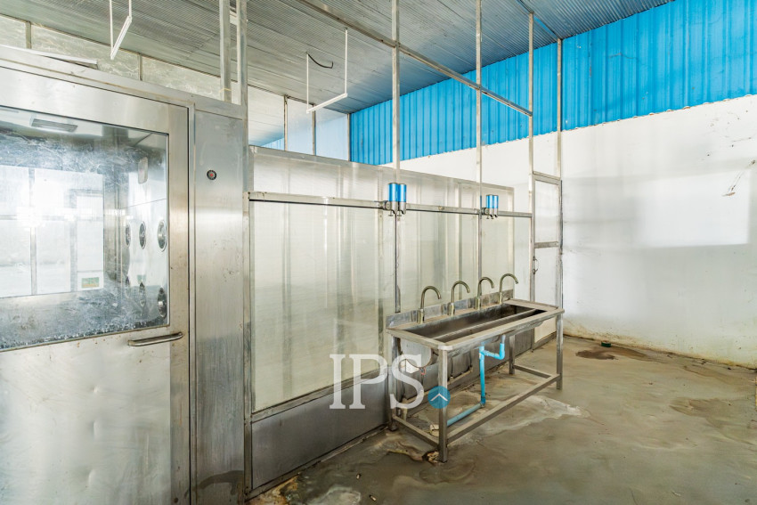 12,493 Sqm Land with Factory For Sale - Samraong Tong, Kampong Speu