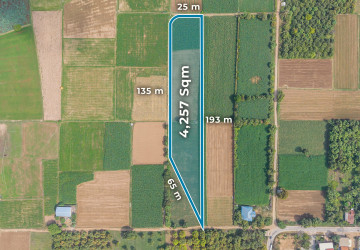 4,257 Sqm Land For Sale - Areyksat, Kandal thumbnail