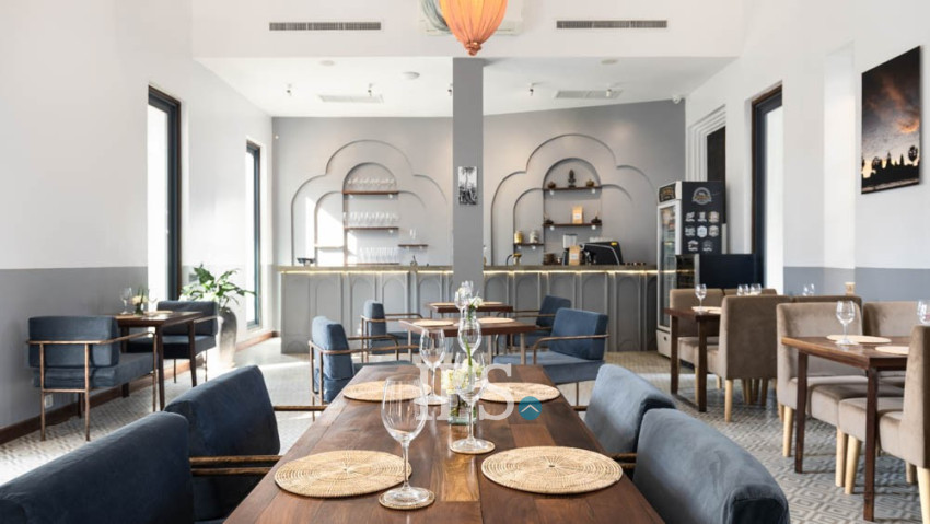 15 Bedroom Hotel Restaurant Business For Sale- Svay Dangkum, Siem Reap