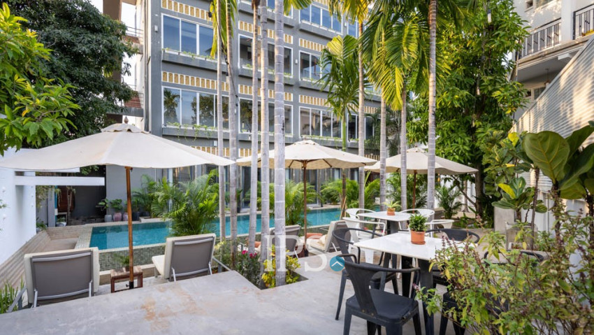 15 Bedroom Hotel Restaurant Business For Sale- Svay Dangkum, Siem Reap