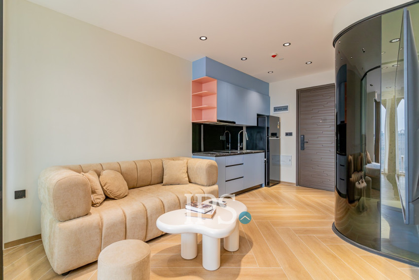 32 Sqm Studio Condo For Rent - Time Square 5, BKK1, Phnom Penh