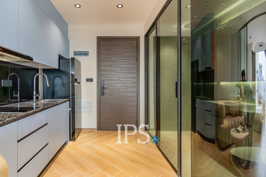 32 Sqm Studio Condo For Rent - Time Square 5, BKK1, Phnom Penh