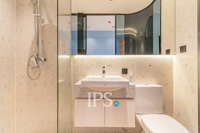 32 Sqm Studio Condo For Rent - Time Square 5, BKK1, Phnom Penh