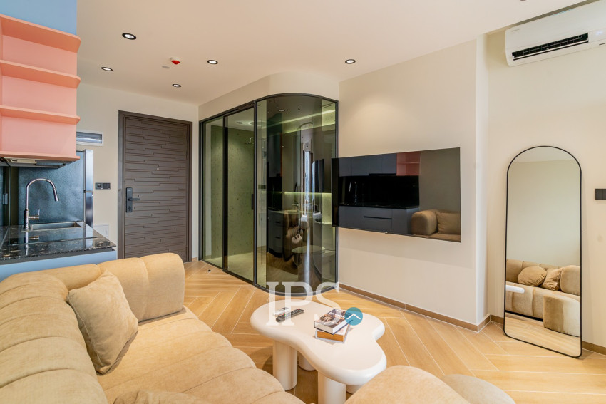 32 Sqm Studio Condo For Rent - Time Square 5, BKK1, Phnom Penh