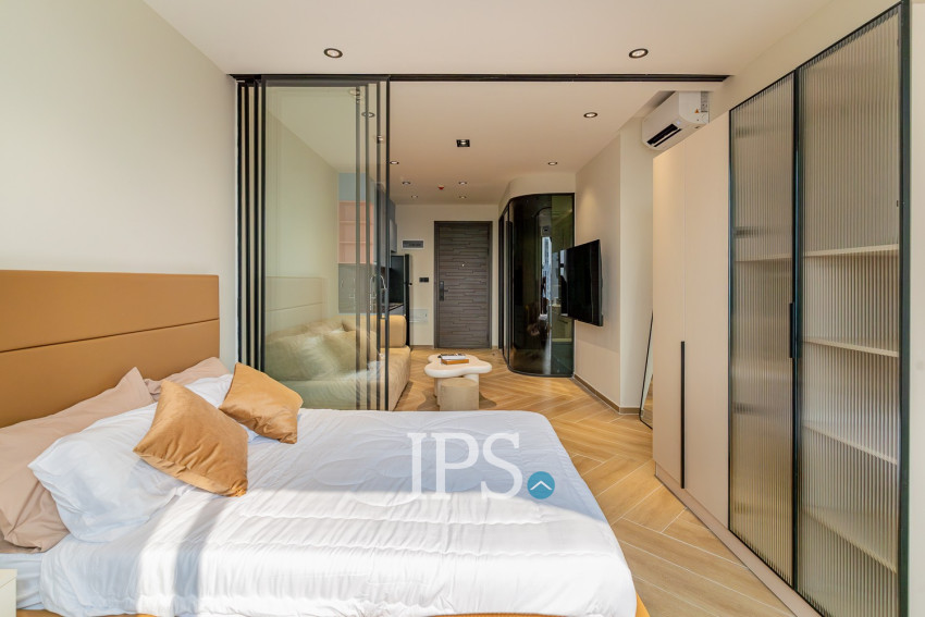 32 Sqm Studio Condo For Rent - Time Square 5, BKK1, Phnom Penh