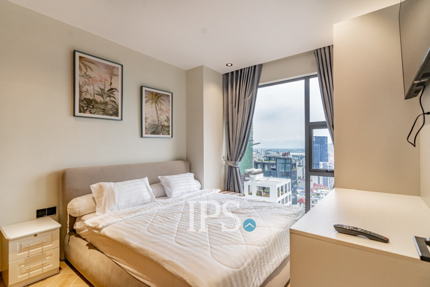 2 Bedroom Condo For Rent - Time Square 5, BKK1, Phnom Penh