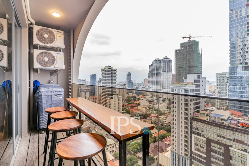 2 Bedroom Condo For Rent - Time Square 5, BKK1, Phnom Penh