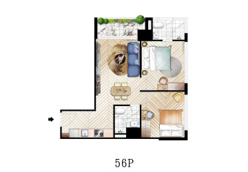 2 Bedroom Condo For Sale - Time Square 11, BKK3, Phnom Penh thumbnail