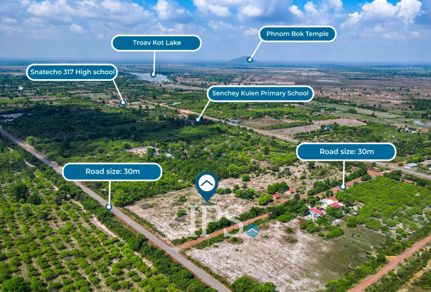 14,960 Sqm Land For Sale - Ballangk, Prasat Bakong, Siem Reap