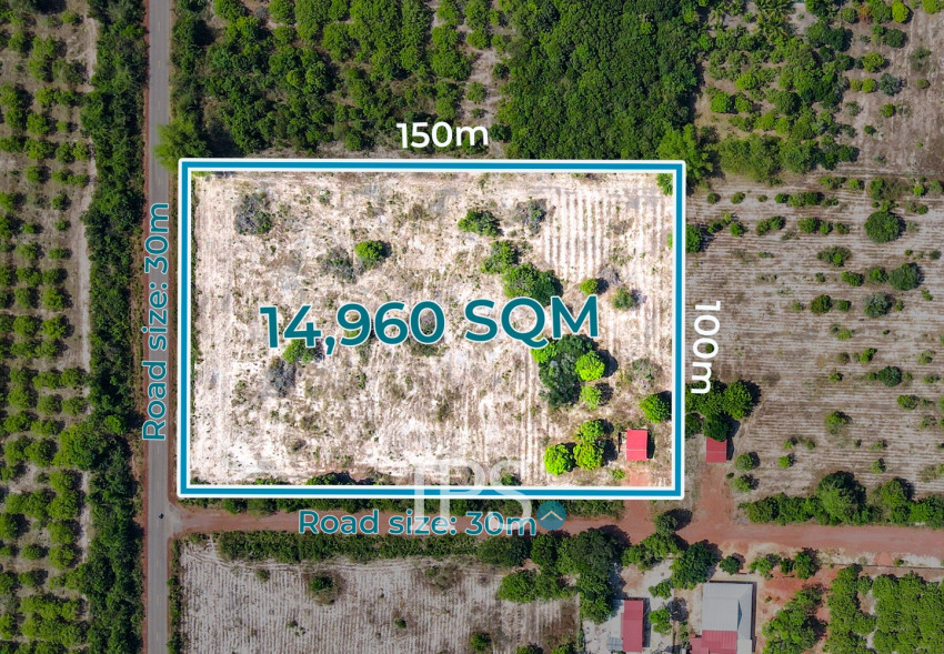 14,960 Sqm Land For Sale - Ballangk, Prasat Bakong, Siem Reap