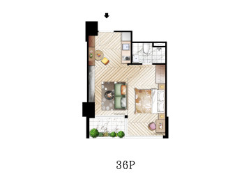 1 Bedroom Condo For Sale - Time Square 11, BKK3, Phnom Penh thumbnail