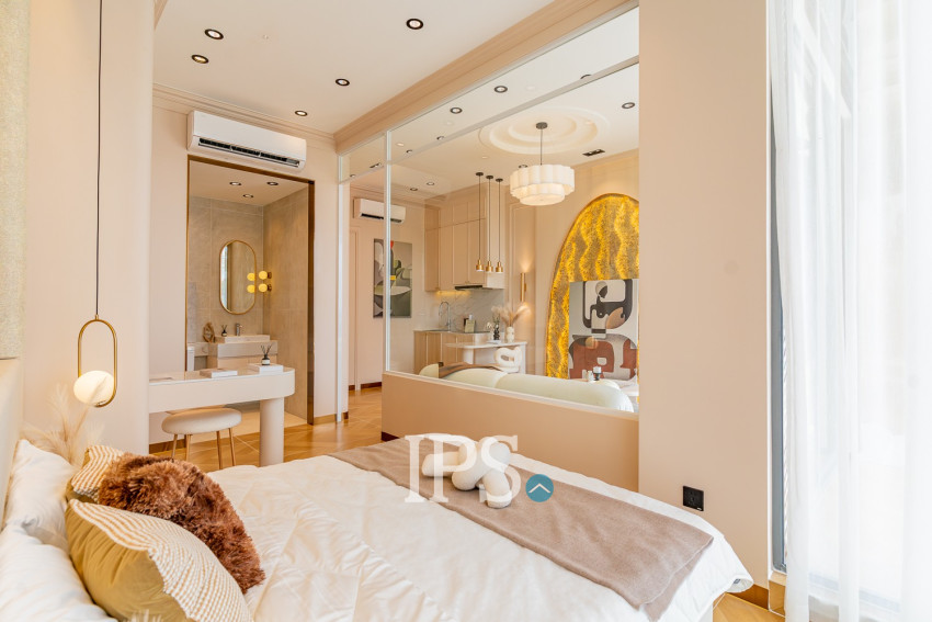 1 Bedroom Condo For Sale Type C - Time Square 11, BKK3, Phnom Penh