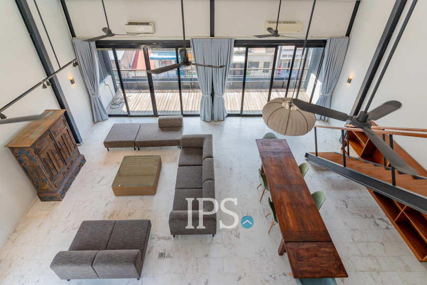 Renovated Duplex 4 Bedroom Apartment For Sale - Phsar Kandal 1, Phnom Penh