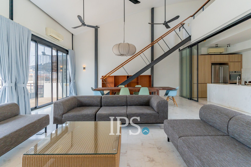 Renovated Duplex 4 Bedroom Apartment For Sale - Phsar Kandal 1, Phnom Penh