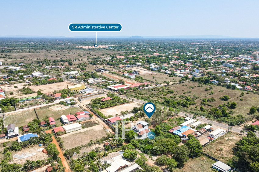 ដីពាណិជ្ជកម្មទំហំ 2,400 ម៉ែត្រការ៉េ សម្រាប់ជួល - ស្លរក្រាម សៀមរាប