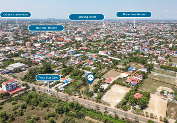 2,400 Sqm Commercial Land For Rent - Slor Kram, Siem Reap thumbnail