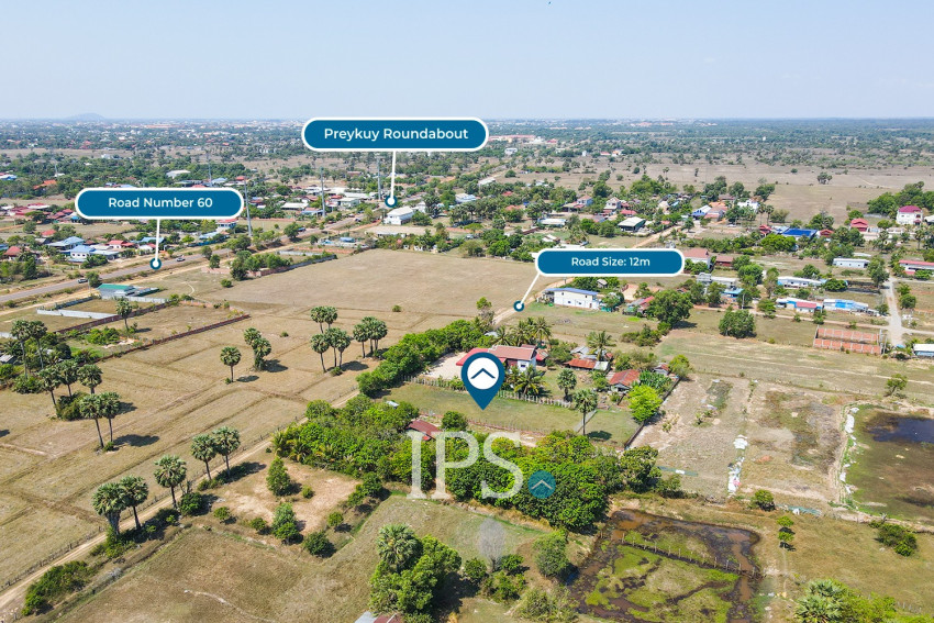 1,193 Sqm Land For Sale - Ampil, Prasat Bakong, Siem Reap