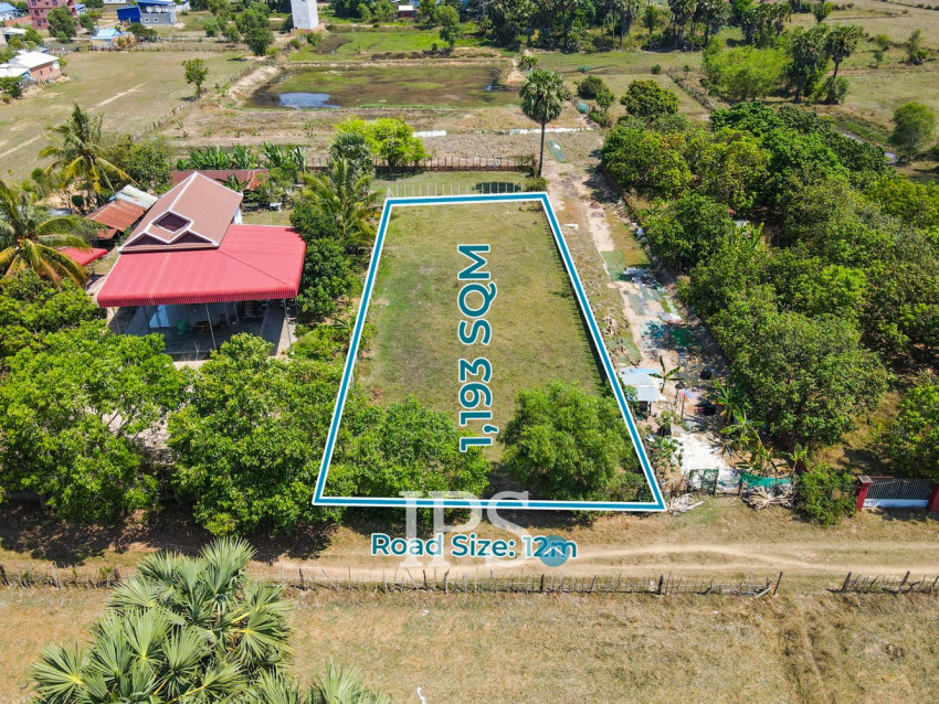 1,193 Sqm Land For Sale - Ampil, Prasat Bakong, Siem Reap