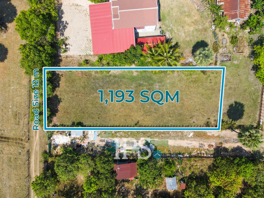 1,193 Sqm Land For Sale - Ampil, Prasat Bakong, Siem Reap