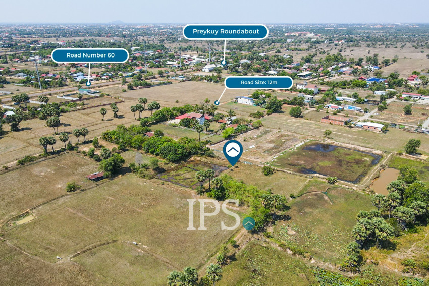 2,692 Sqm Land For Sale - Ampil, Prasat Bakong, Siem Reap