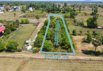 2,692 Sqm Land For Sale - Ampil, Prasat Bakong, Siem Reap thumbnail