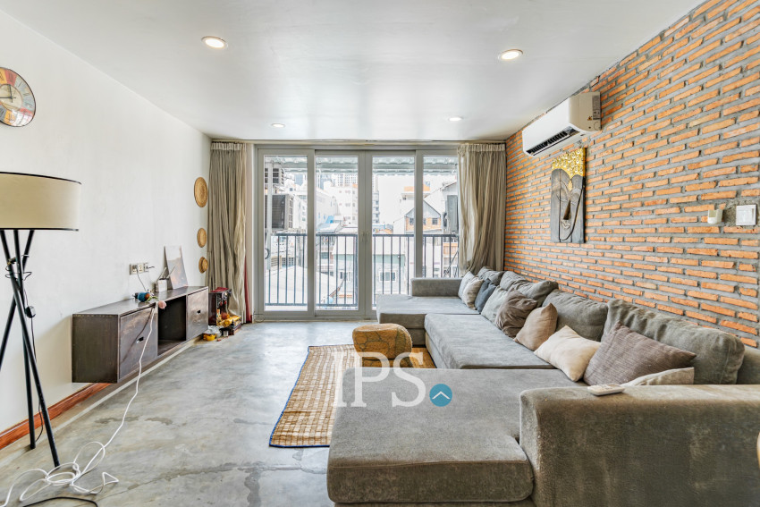 Renovated Loft 2 Bedroom Apartment For Rent - Phsar Kandal 1, Phnom Penh