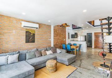 Renovated Loft 2 Bedroom Apartment For Rent - Phsar Kandal 1, Phnom Penh thumbnail