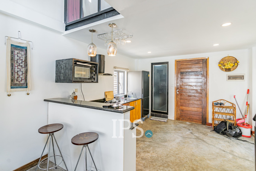 Renovated Loft 2 Bedroom Apartment For Sale - Phsar Kandal 1, Phnom Penh