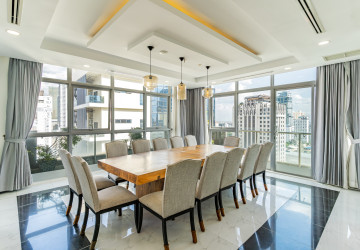 Duplex 5 Bedroom Serviced Penthouse For Rent - BKK1, Phnom Penh thumbnail